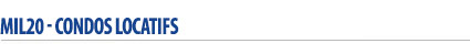 Mil20 - Condos locatifs